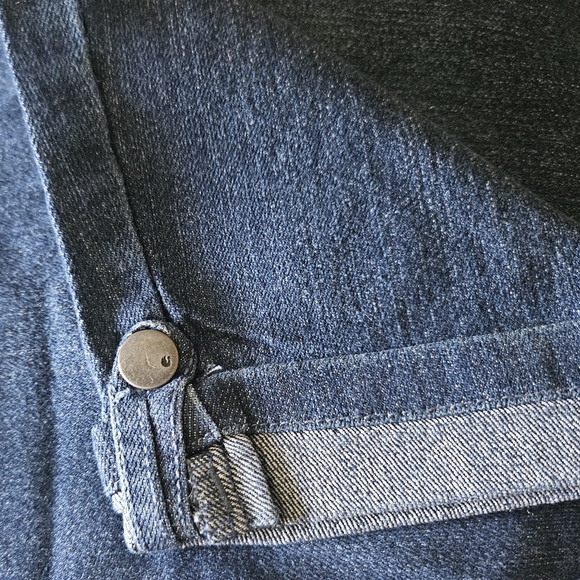 Gloria Vanderbilt Cuffed Denim Capri Pants Plus Size 16W - Picture 3 of 6